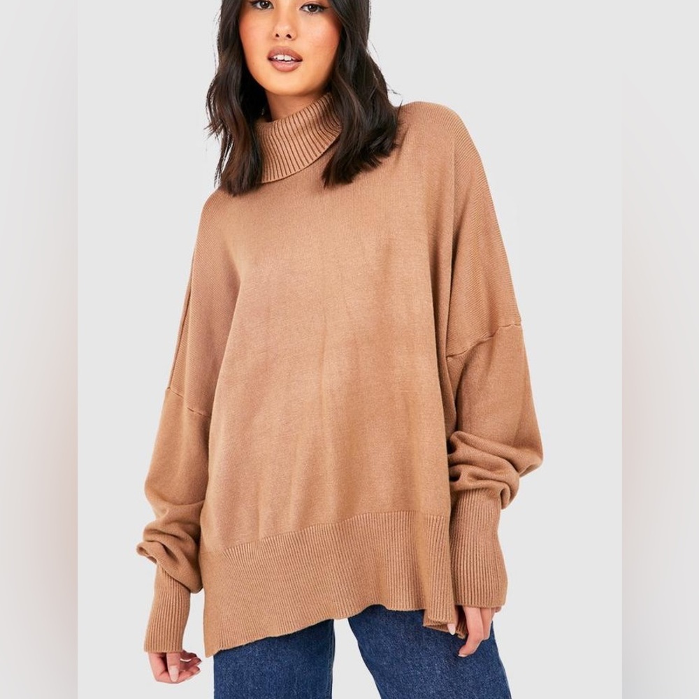 BOOHOO | Oversized turtleneck sweater NWOT